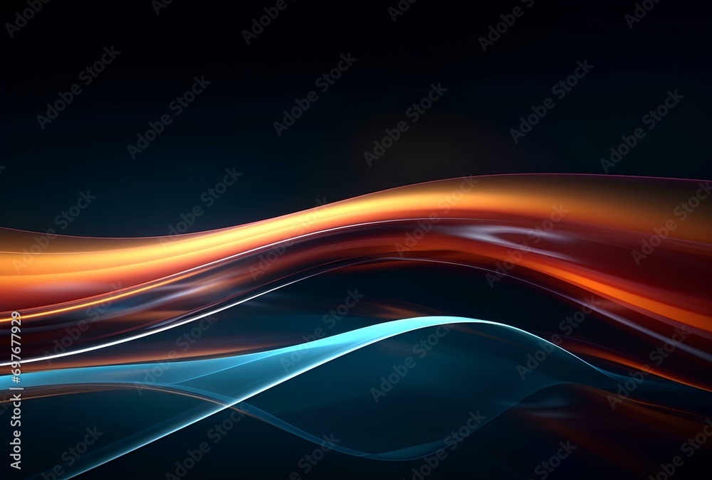 Fototapeta premium Abstract background. Futuristic technology style. Elegant background for business tech presentations.