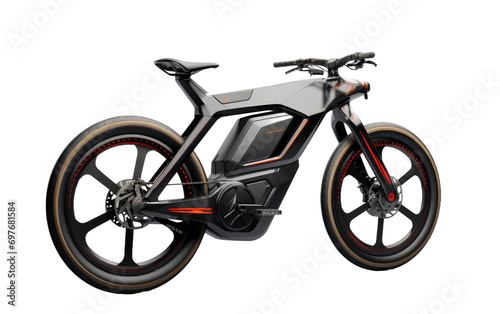 Future with an Electric Bike On Transparent PNG © Idz
