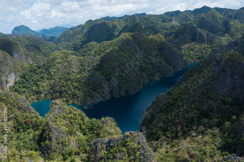 Aerial view of Kayangan Lake. © Hector