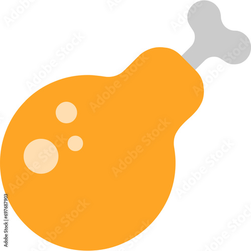 chicken meat logo vector, chicken meat icon vector, chicken meat sticker vector, chicken meat emoji vector