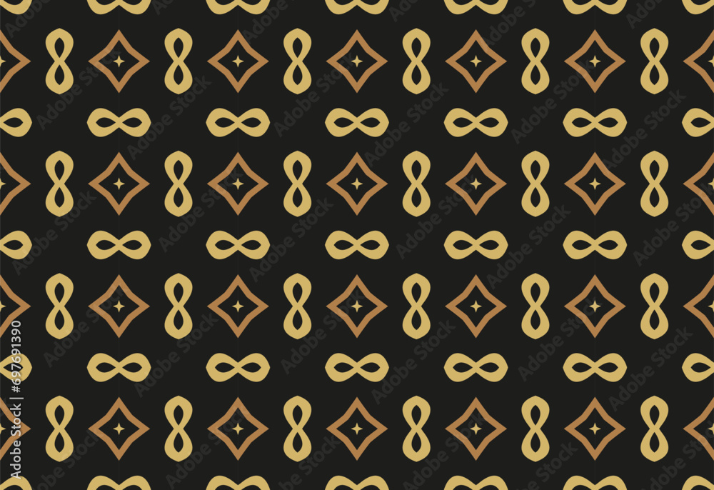 gold pattern on black background.Modern pattern with geometric ornaments for invitation card, scrapbook, banner, postcard. gold pattern on black background.Modern pattern with geometric ornaments for invitation card, scrapbook, banner, postcard.