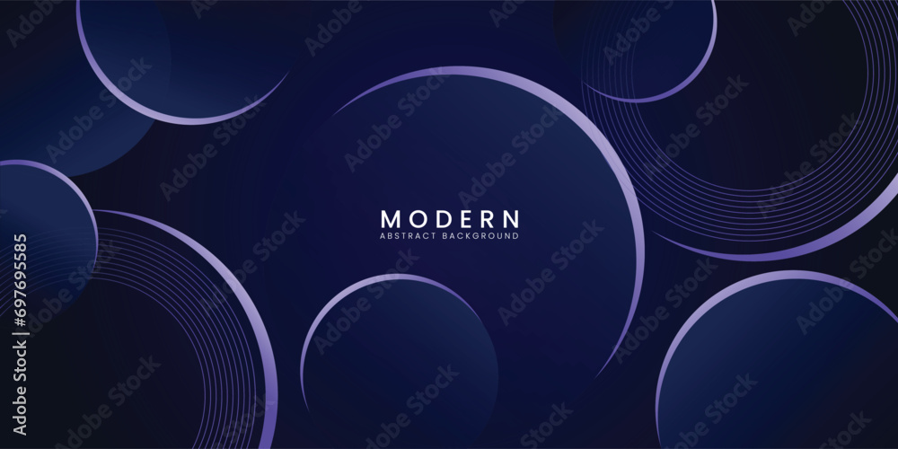 Blue abstract background with blue glowing geometric lines