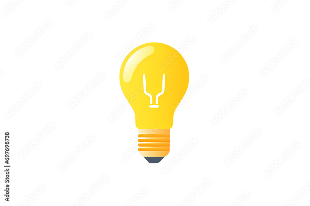 light bulb isolated on white transparent background light bulb isolated on white transparent background