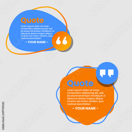 speech bubbles for different kind of testimonials