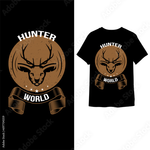 hunting t shirt design for men