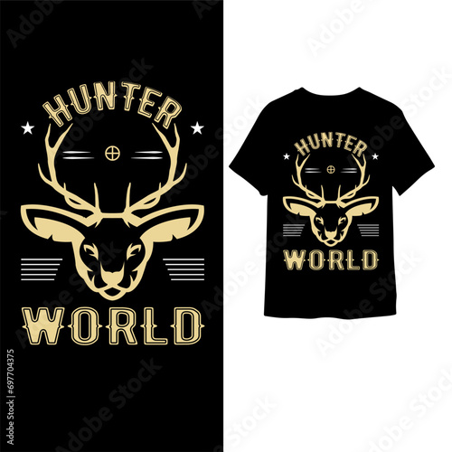 hunting t shirt design for men
