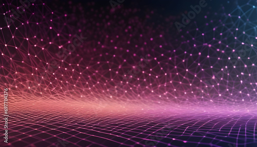 Abstract technology particles lines mesh background. Vector abstract graphic design banner pattern background web template.