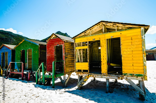 Muizenberg Huts, Cape Town, Stock Photography by Rowen Smith, Cape Town South Africa © Rowen Smith
