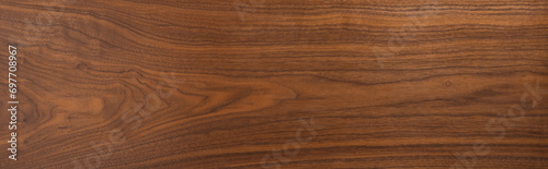Single board of american black walnut with oil finish for texture photo