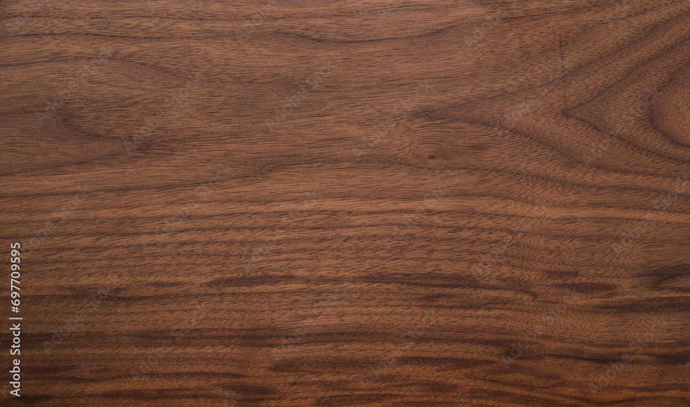 Single board of american black walnut with oil finish for texture Single board of american black walnut with oil finish for texture