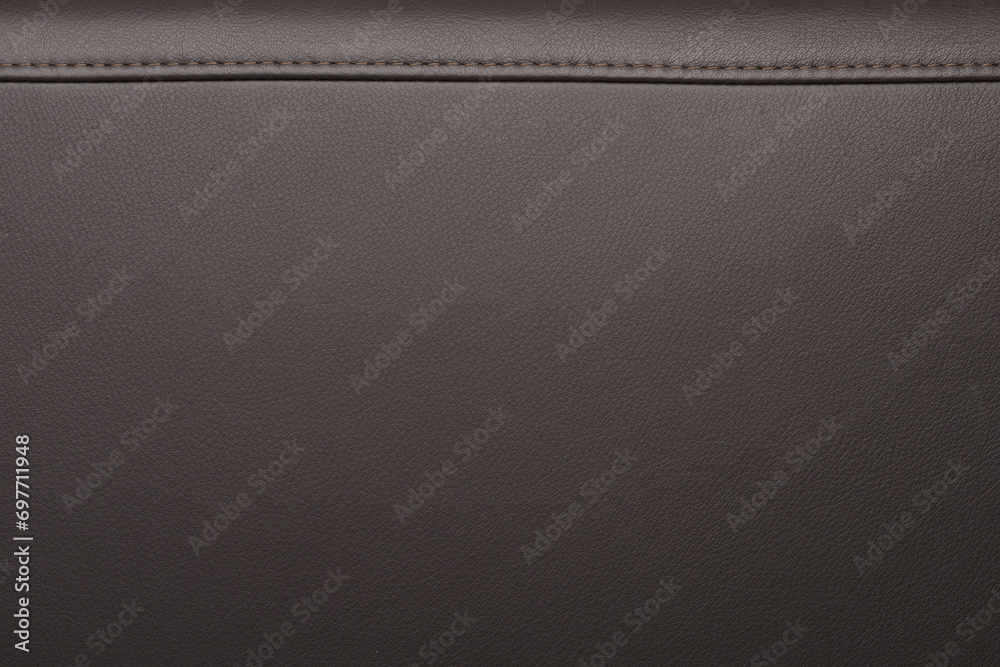 custom made wallpaper toronto digitalTexture of full grain brown leather with stitching on top