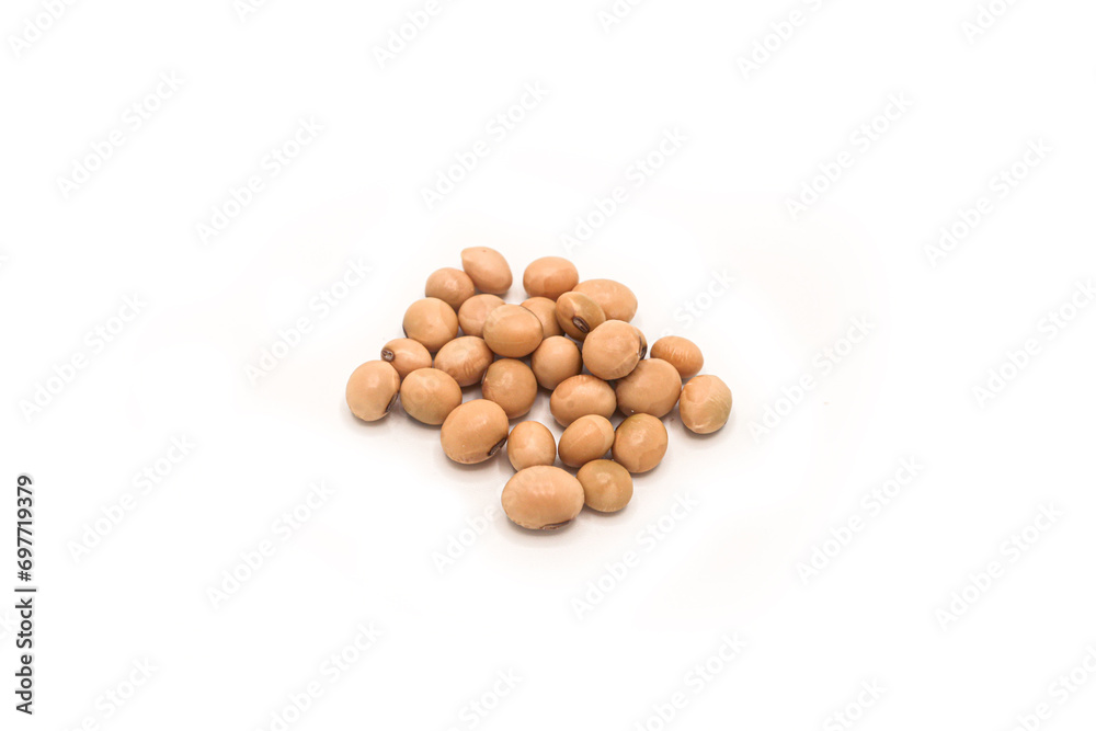 Soybeans isolated on white background Soybeans isolated on white background