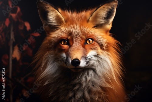 Majestic Fox Stare - Predatory Wildlife in Focus © Tessa
