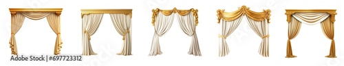 Transparent Gold Curtain Collection photo