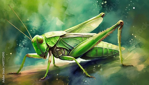 grasshopper on a leaf © Nguyen