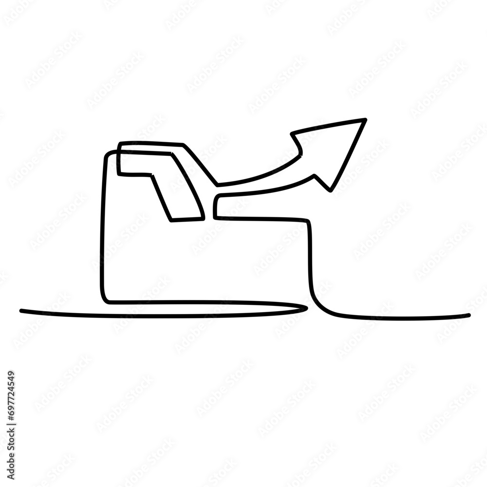 continuous line drawing document continuous line drawing document