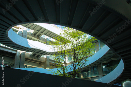 Canvas Print Green Hill, Yangpu District, Shanghai-Modern Urban Creative Architecture