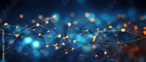 polygon, science, structure, tech, connection, futuristic, network, neural, connect, cyber. dynamic wave of particles and lines. abstract futuristic background. big data visualization. 3D rendering.