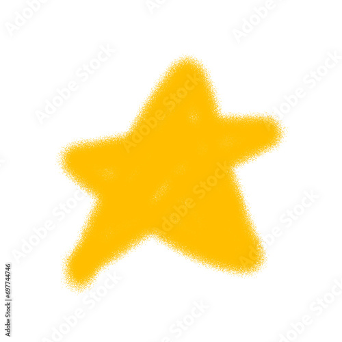golden star isolated