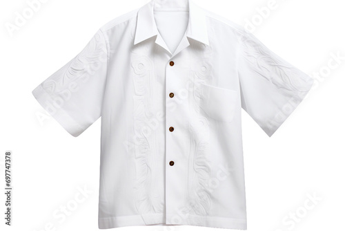 Rooted Tradition Guayabera Garment's Heritage isolated on transparent background