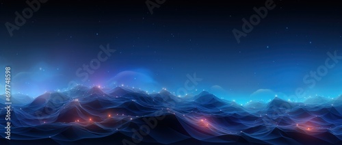 cyber, data, landscape, network, 3d illustration, analysis, artificial intelligence, geo, land, mountain. terrain-like surface three-dimensional peaks and valleys of data generated surface via AI.