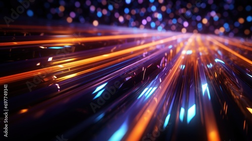 connection, network, technology, communication, futuristic, cyberspace, innovation, 3d rendering, city skyline, connect. abstract smart network and connection technology generative image via AI.