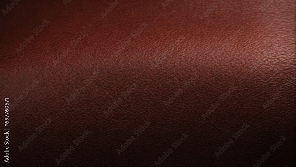 Fototapeta premium Leather texture background. A textured leather surface, providing a luxurious and elegant canvas for text or branding. Copy space.