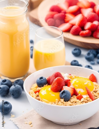 Healthe breakfast. AI generated illustration