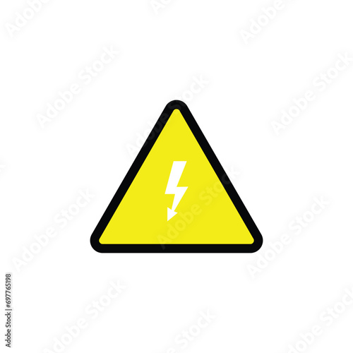 Free Download Power outage icon. Symbol electrical safety. Sign without electric.Voltage logo. Notice attention. Electric icon. Vector illustration.eps file. - GFXLoad