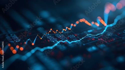 Interest Rates Growth Chart and Financial Analysis