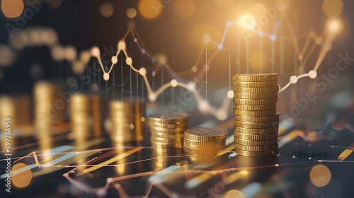Interest Rates Growth Chart and Financial Analysis