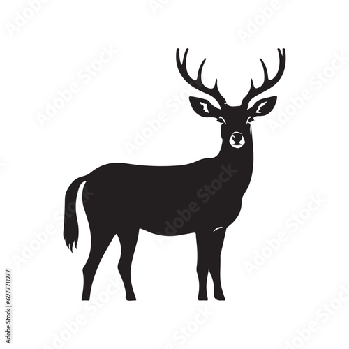 deer silhouette vector © HPK DESIGN STUDIO