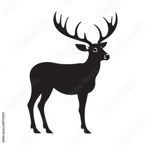 deer silhouette vector