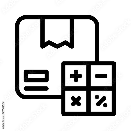 calculation line icon