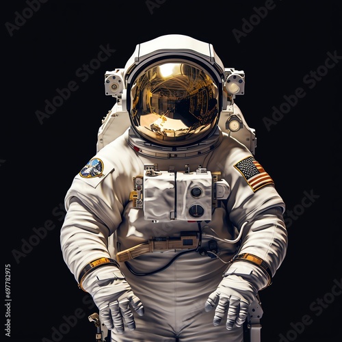 a astronaut in a space suit