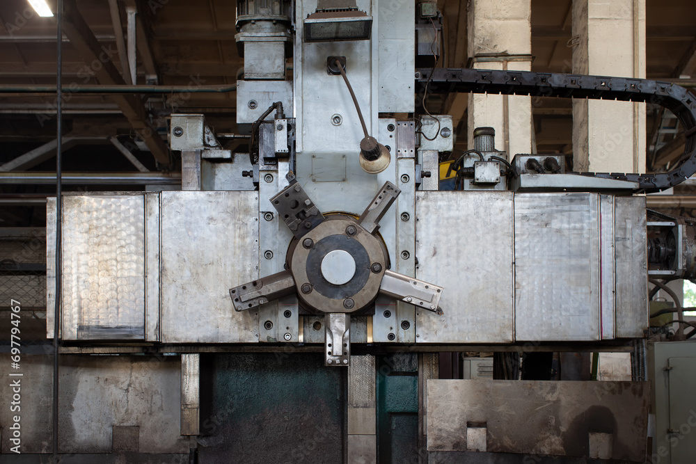 Large industrial machine for the production of steel parts. Large industrial machine for the production of steel parts.