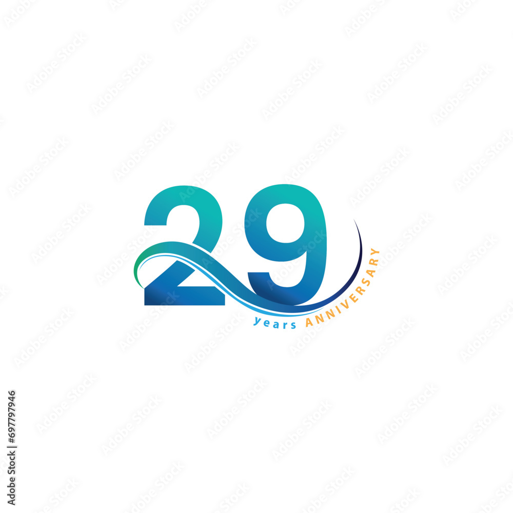 29 years Logo vector template eps for your company, industry purpose ready to use 29 years Logo vector template eps for your company, industry purpose ready to use