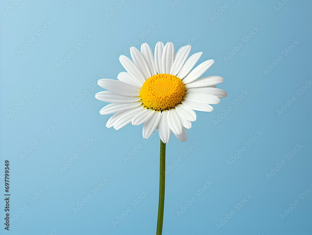 Chamomile flower in studio background, single Chamomile flower, Beautiful flower, ai generated image Chamomile flower in studio background, single Chamomile flower, Beautiful flower, ai generated image