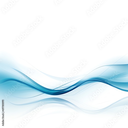 a blue and white wave