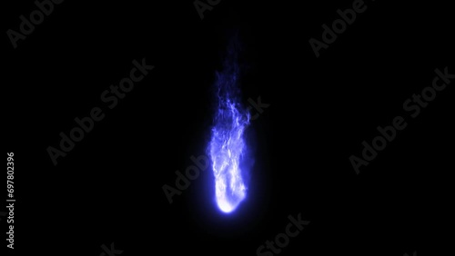 火の玉のループ映像