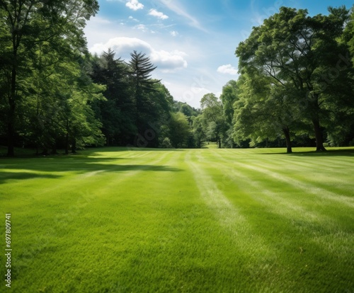 an image of a green lawn