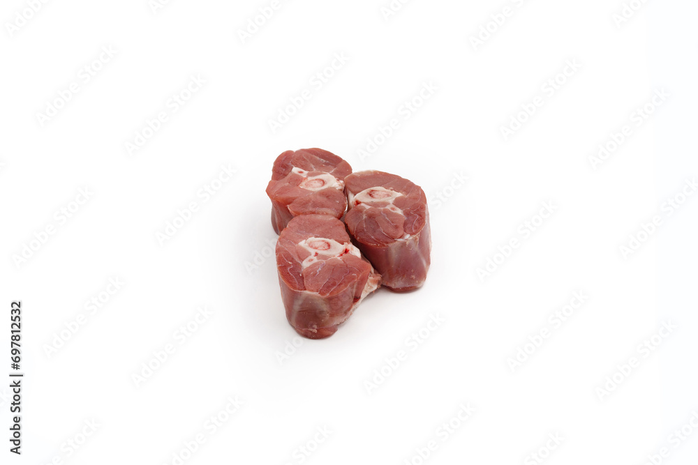 Assorted cuts of goat meat include shoulder, leg, loin, and ribs, offering a variety of flavors and textures for cooking and grilling. Assorted cuts of goat meat include shoulder, leg, loin, and ribs, offering a variety of flavors and textures for cooking and grilling.