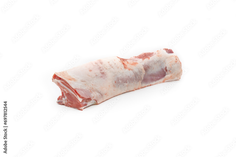 Assorted cuts of goat meat include shoulder, leg, loin, and ribs, offering a variety of flavors and textures for cooking and grilling.