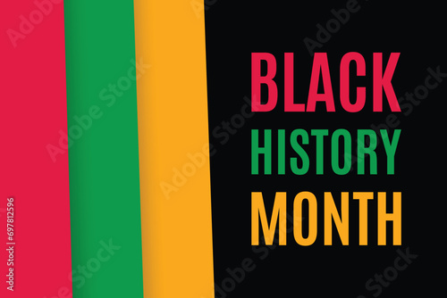 Black history month celebrate. vector illustration design graphic Black history month
