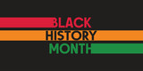 Black history month African American history celebration	 vector illustration design graphic Black history month