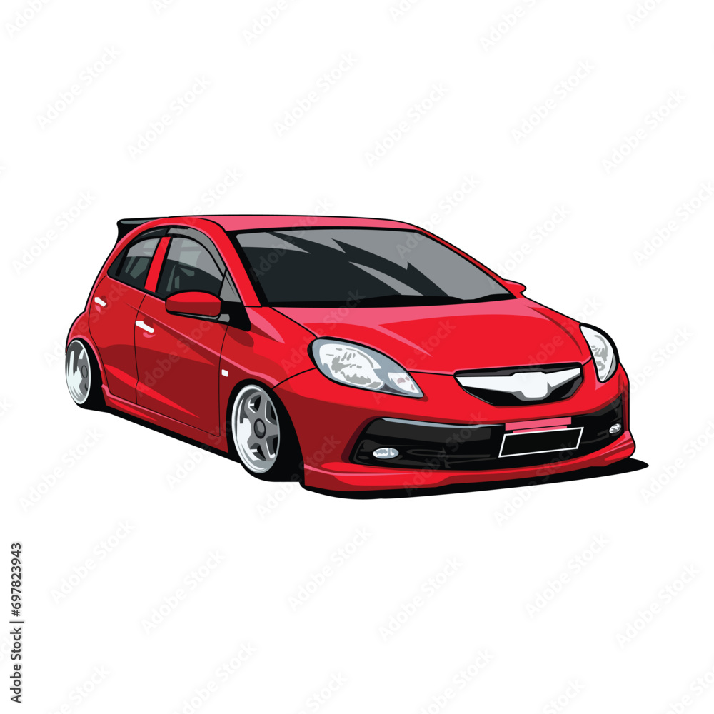 cool red car inspiration suitable for your t-shirt business