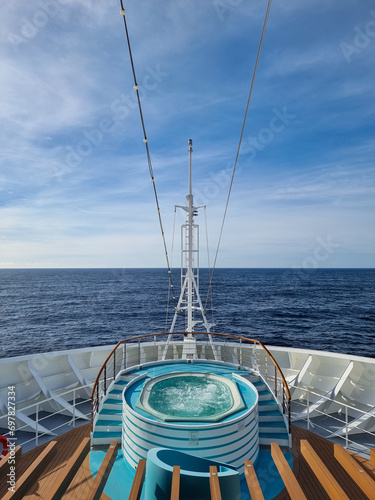 boat on the sea photo