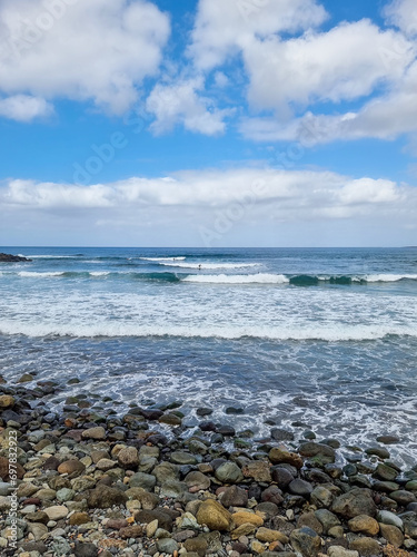 beach and sea