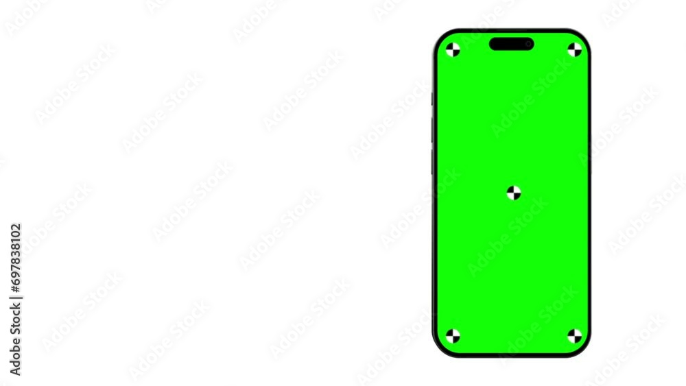 Creative Animated Smartphone Mockup with Chromakey Screen - Video Suitable for App or Website Promotion