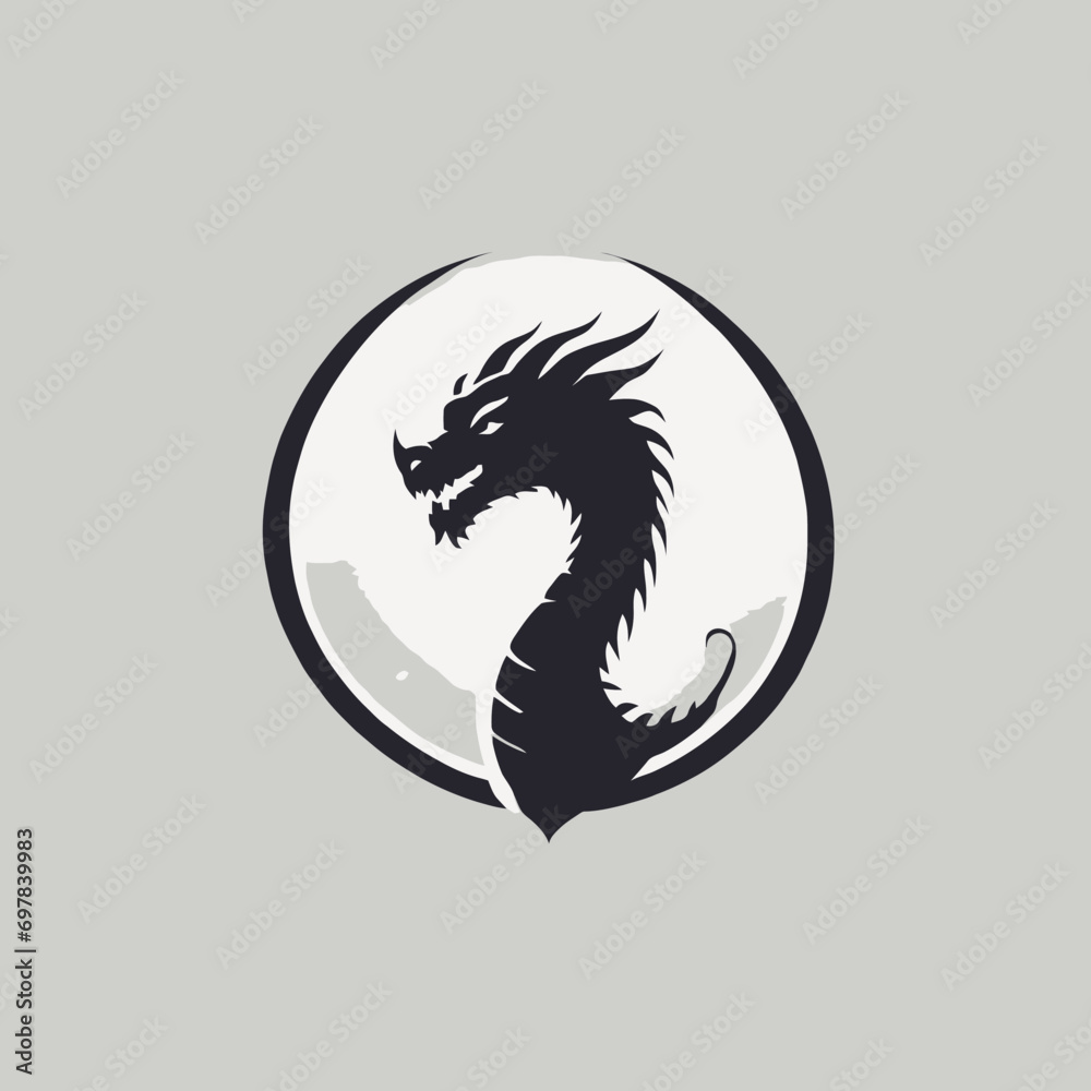 Dragon Logo EPS Format Design Very Cool Dragon Logo EPS Format Design Very Cool